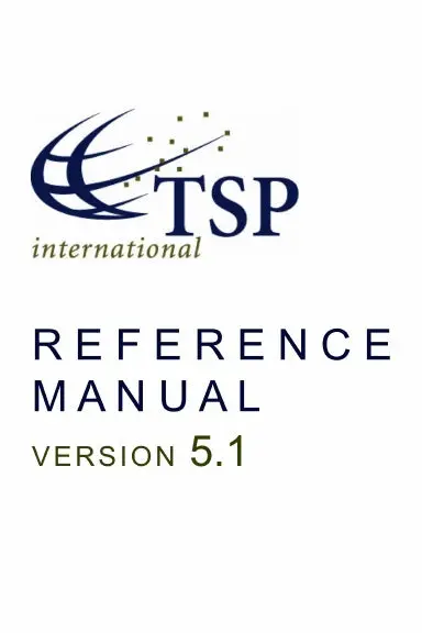Tsp 5.1 Reference Manual 1