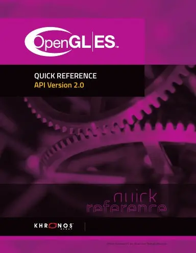 Opengl Es 2.0 Quick Reference 1