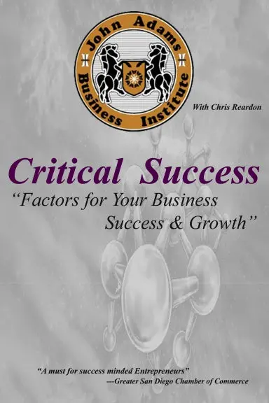 Critical Success - "Factors For Your Business Success & Growth" 1