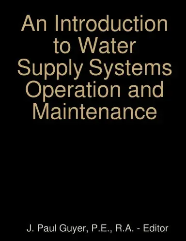 An Introduction To Water Supply Systems Operation And Maintenance 1