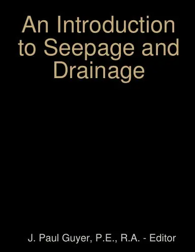 An Introduction To Seepage And Drainage 1