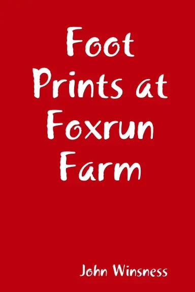 Foot Prints At Foxrun Farm 1