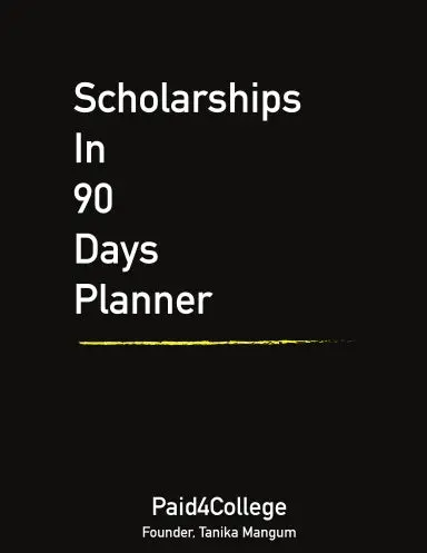 Scholarships In 90 Days Planner 1