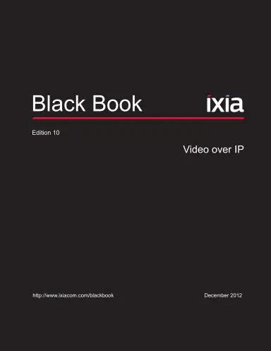 Black Book, Video Over Ip, Ed. 10, Paperback, B&W 1