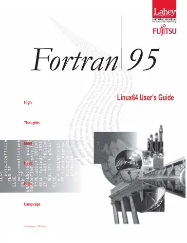 Lahey/Fujitsu Linux64 Fortran User's Guide 1