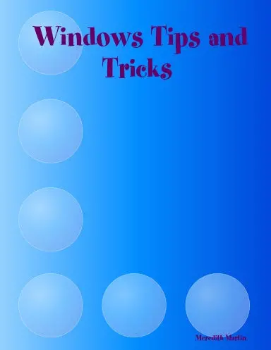Windows Tips And Tricks 1