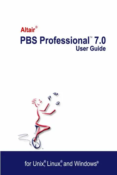 Pbs Professional User Guide V7.0 1