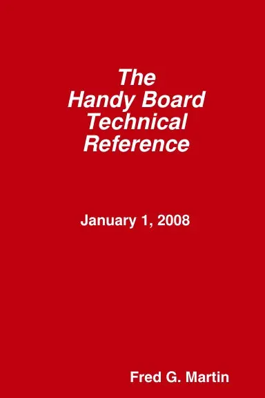 The Handy Board Technical Reference 1