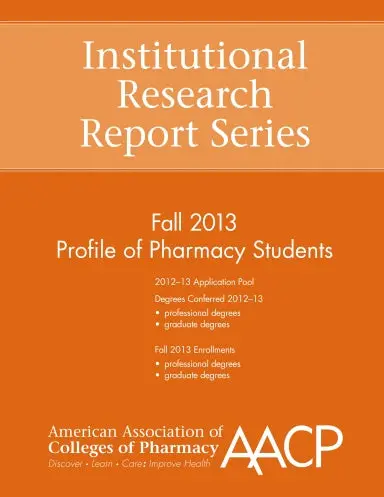 Fall 2013 Profile Of Pharmacy Students 1