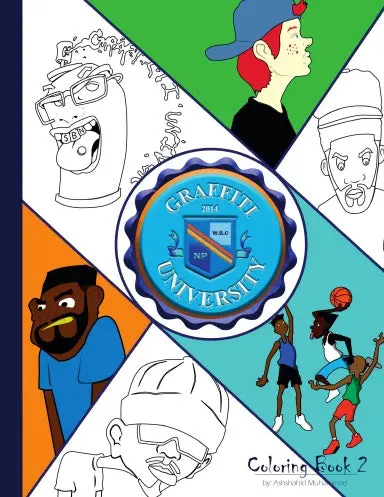 Graffiti University Comics Coloring Book 2 1