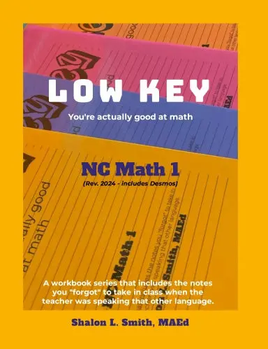 Low Key Math High School Math 1 1