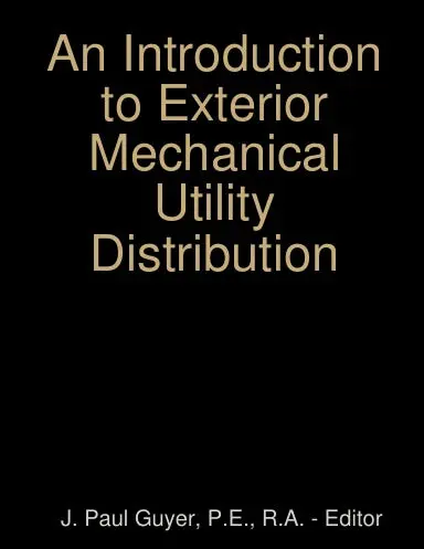 An Introduction To Exterior Mechanical Utility Distribution 1