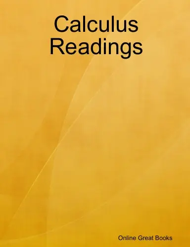 Calculus Readings 1