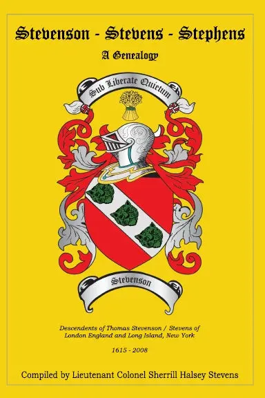 Stevenson-Stevens-Stephens  A Genealogy 1