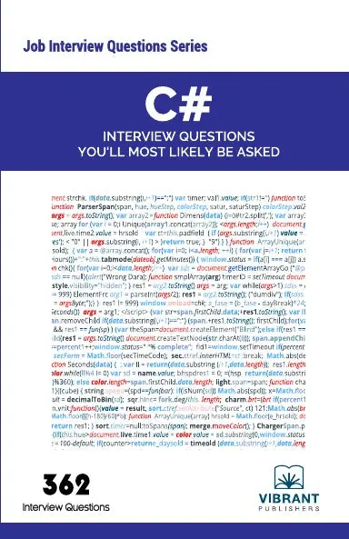 C# Interview Questions You'll Most Likely Be Asked 1