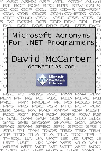Microsoft Acronyms For .Net Programmers 1