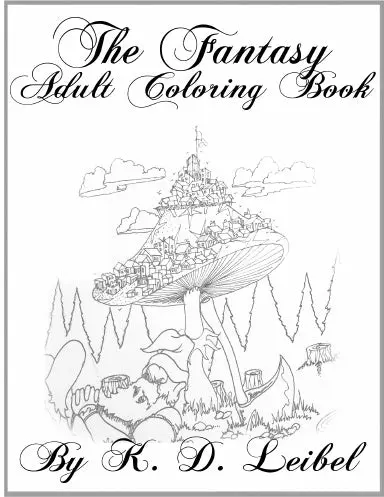 A Fantasy Adult Coloring Book 1