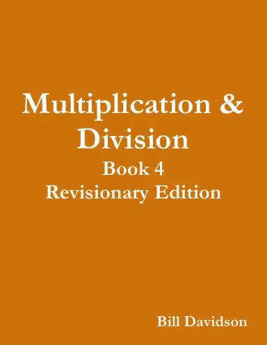 Book 4:  Multiplication & Division 1