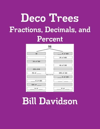 Deco Trees - Fractions, Decimals, And Percent 1