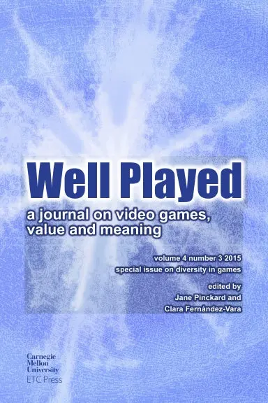 Well Played: Volume 4 Number 3 2015 1
