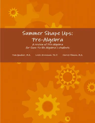 Summer Shape Ups: Pre-Algebra 1