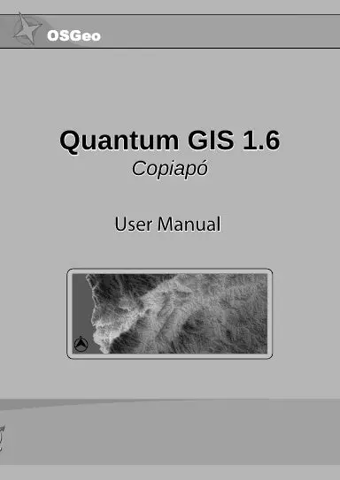 Quantum Gis 1.6 - User Manual (B&W) 1