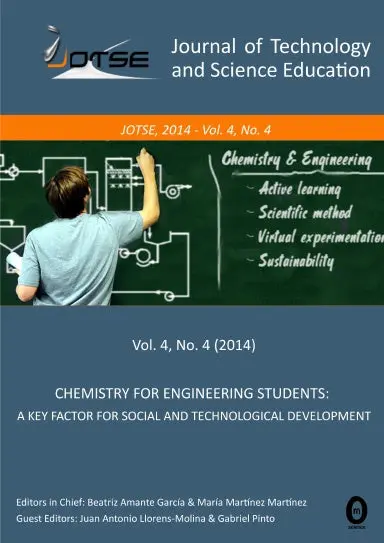 Journal Of Technology And Science Education Vol.4, N¼4 (2014). Special Issue On Chemistry 1