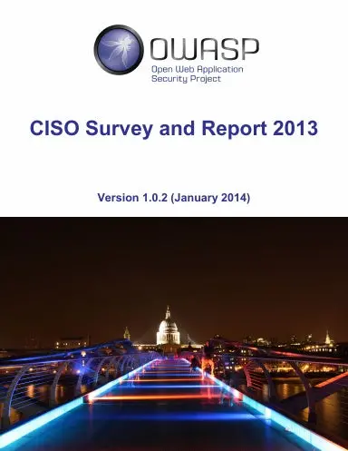 Ciso Survey And Report 2013 1