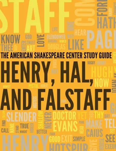 Asc Study Guide: Henry, Hal, And Falstaff 1