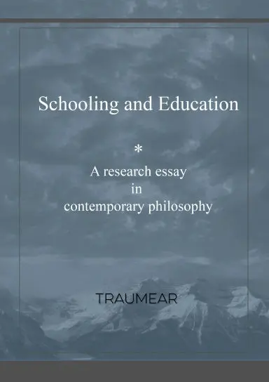 Schooling And Education 1