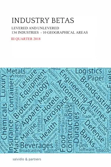 Industry Betas - Iii Quarter 2018 1