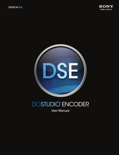 Dostudio Encoder 3.0 User Manual 1