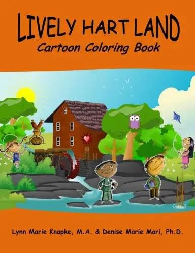 Lively Hart Land Cartoon Coloring Book 1