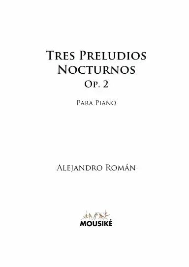 Tres Preludios Nocturnos, Op. 2 1