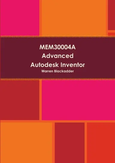 Mem30004a Advanced Autodesk Inventor 1