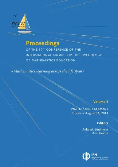 Pme37 Proceedings - Volume 3 1