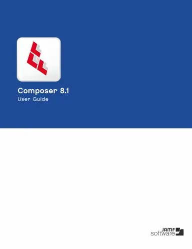 Composer User Guide, Version 8.1 1