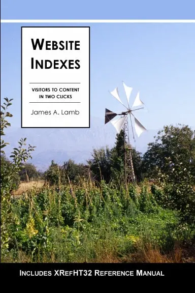 Website Indexes: Visitors To Content In Two Clicks, Or Website Indexing With Xrefht32 Freeware 1