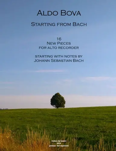 Starting From Bach 16 Pieces For Alto Recorder 1