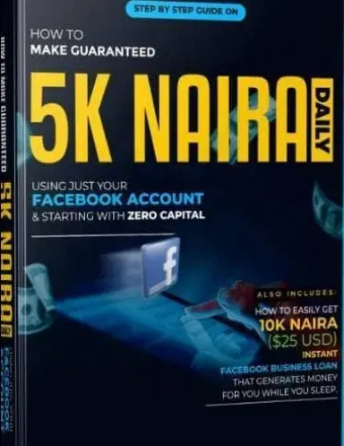 How To Make Guaranteed 5,000 Daily Using Your Facebook Account 1
