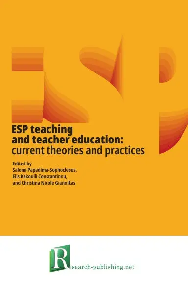 Esp Teaching And Teacher Education: Current Theories And Practices 1