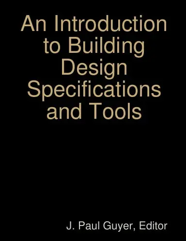 An Introduction To Building Design Specifications And Tools 1