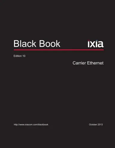 Black Book, Carrier Ethernet, Ed. 10, Paperback, B&W 1