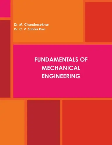 Fundamentals Of Mechanical Engineering 1