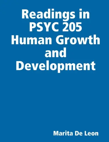 Readings In Psyc 205  Human Growth And Development 1