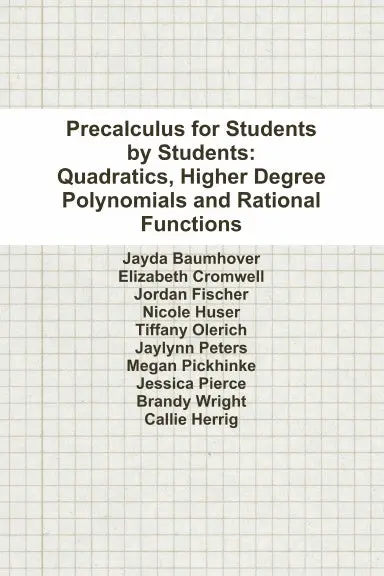 Precalculus For Students By Students 1