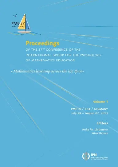 Pme37 Proceedings - Volume 1 1