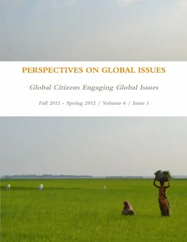 Pgi | Fall 2011 - Spring 2012 | Volume 6 | Issue 1 1