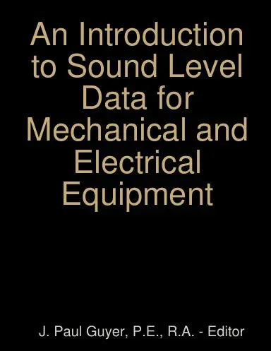 An Introduction To Sound Level Data For Mechanical And Electrical Equipment 1