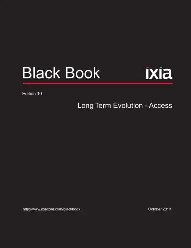 Black Book, Long Term Evolution - Access, Ed. 10, Paperback, B&W 1